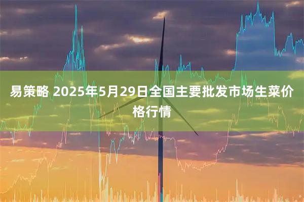 易策略 2025年5月29日全国主要批发市场生菜价格行情