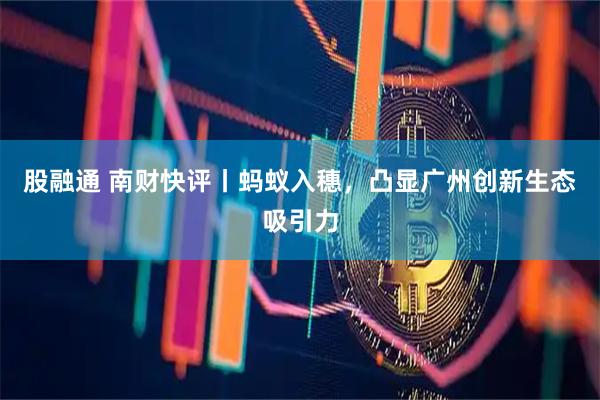 股融通 南财快评丨蚂蚁入穗，凸显广州创新生态吸引力