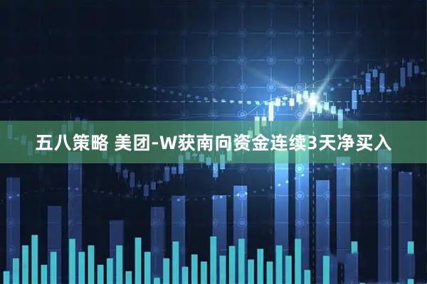 五八策略 美团-W获南向资金连续3天净买入